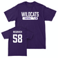 Northwestern Football Purple Staple Tee  - Troy Regovich