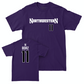 Northwestern Women's Field Hockey Purple Sideline Tee  - Piper Borz