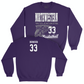 Northwestern Men's Basketball Purple Hoops Crew  - Luke Hunger