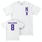 Northwestern Baseball White Logo Comfort Colors Tee  - Owen McElfatrick