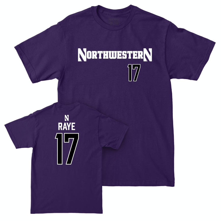 Northwestern Softball Purple Sideline Tee  - Emma Raye