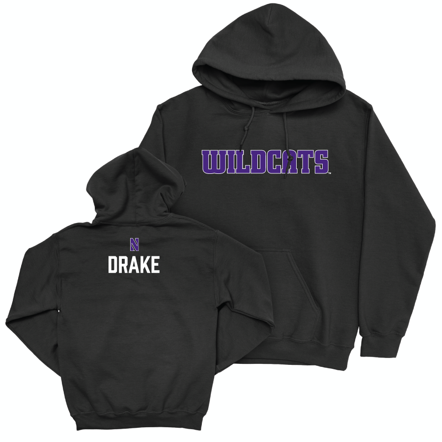 Northwestern Women's Cross Country Black Club Hoodie  - Cary Drake