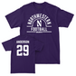 Northwestern Football Purple Arch Tee  - Grissim Anderson