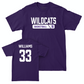 Northwestern Women's Basketball Purple Staple Tee  - Taylor Williams