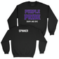 Northwestern Men's Swim & Dive Black Purple Pride Crew  - Wiley Spinner