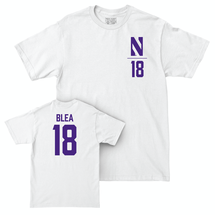 Northwestern Softball White Logo Comfort Colors Tee  - Emma Blea