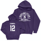 Northwestern Softball Purple Arch Hoodie  - Isabel Cunnea