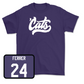 Purple Baseball 'Cats Tee