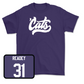 Purple Baseball 'Cats Tee