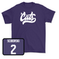 Purple Softball 'Cats Tee