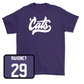 Purple Women's Lacrosse 'Cats Tee
